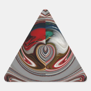 Adesivo Triangular Bonitas Cores de Festas de Natal