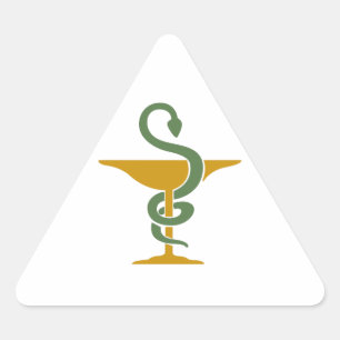 ADESIVO TRIANGULAR BOWL OF HYGEIA