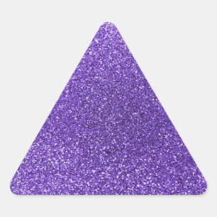 Adesivo Triangular Brilho roxo