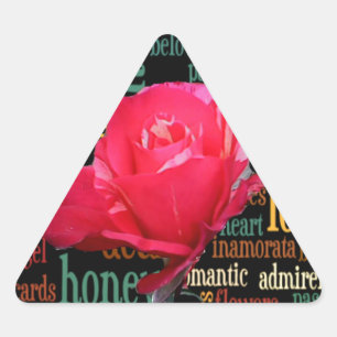 Adesivo Triangular Buquê de Amor: Uma Expressão Sincera