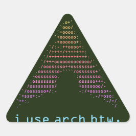 Adesivo Triangular Buscar Escuro - Cor