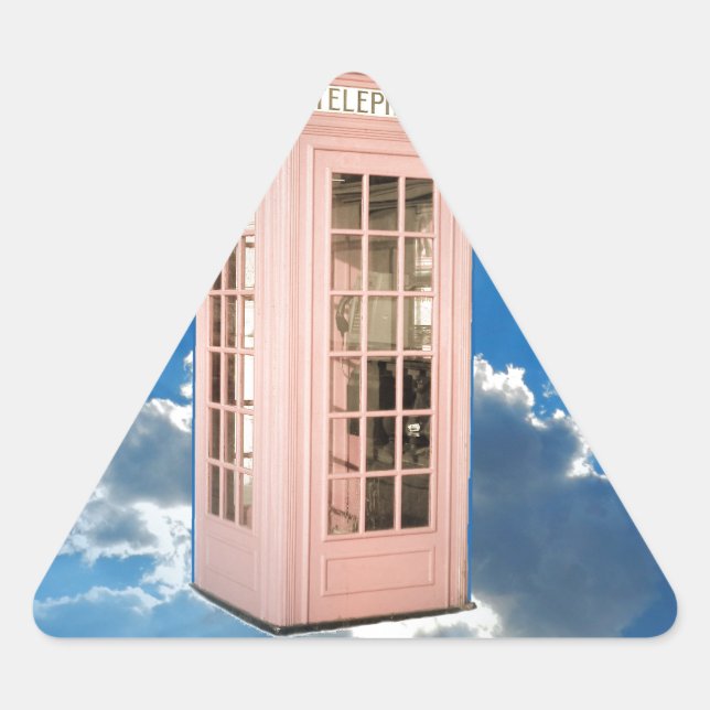 Adesivo Triangular cabine telefônica (Frente)