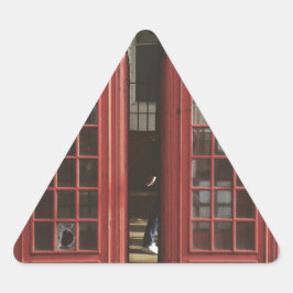 Adesivo Triangular Caixa telefônica de Londres