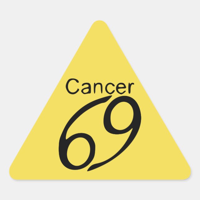 Adesivo Triangular Cancer (Frente)