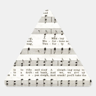 Adesivo Triangular Canetas de Natal: Sinos de Jingle