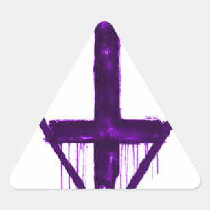 Adesivo Triangular Capas de iphone Anti-Religião Illuminati