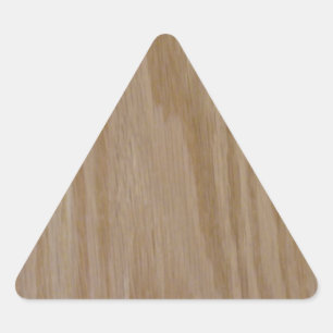 Adesivo Triangular Carvalho Natural (impressão de Foto)