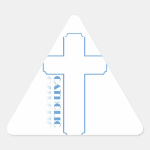 Adesivo Triangular católico