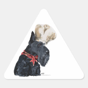 Adesivo Triangular Chef Terrier Escocês