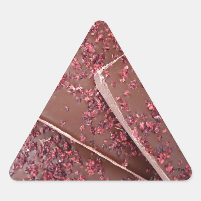 Adesivo Triangular chocolate brilhante (Frente)
