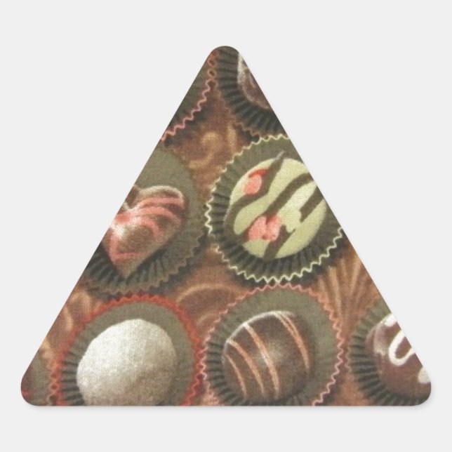 Adesivo Triangular Chocolates & Truffles (Frente)