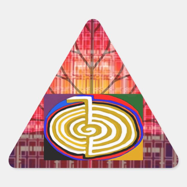 ADESIVO TRIANGULAR CHOKURAY REIKIHEALINGSYMBOL HEALING (Frente)
