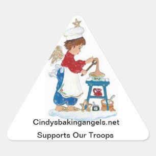 Adesivo Triangular Cindy's Baking Angels Stickers!