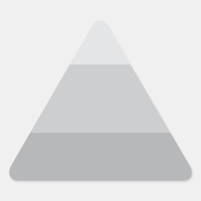 Adesivo Triangular Cinzas de prata riscadas (Frente)