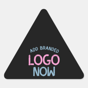 ADESIVO TRIANGULAR CLIENTE FASHIONÁVEL SIMPLES E LIMPO NEGRO