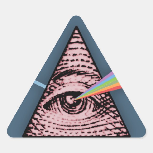Adesivo Triangular Conjuntivite Illuminatis (Frente)