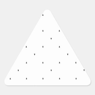 Adesivo Triangular Conjunto de Pastas com Padrão de Triângulo Minimal