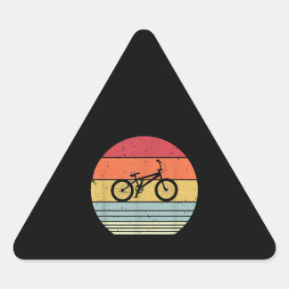 Adesivo Triangular Controle Bmx de Estilo de Ciclo
