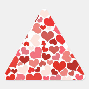 ADESIVO TRIANGULAR CORAÇÕES