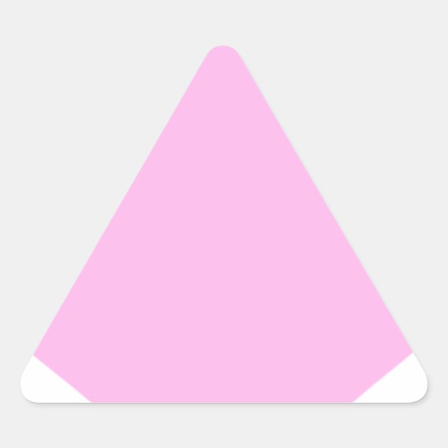 Adesivo Triangular Corações Rosa,Amor Incondicional_ (Frente)