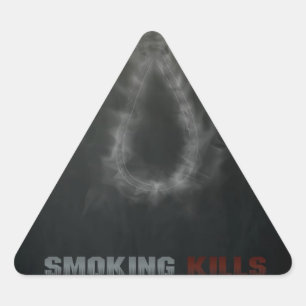 Adesivo Triangular Corda de suspensão de fumo dos matares