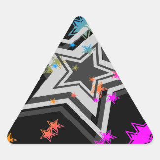 Adesivo Triangular Corey Tiger 80s Estrelas Vintage
