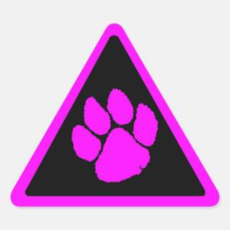 Adesivo Triangular Corey Tiger 80s Tiger Garra Triângulo