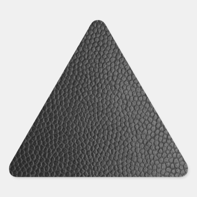 Adesivo Triangular Couro de Cobra Preto (Frente)