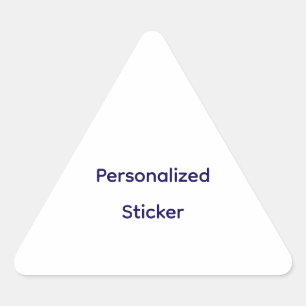 Adesivo Triangular Crie o seu Personalizado