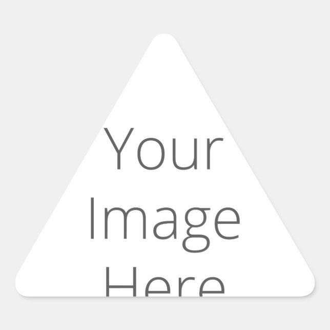 Adesivo Triangular Crie os autocolantes do triângulo (Frente)