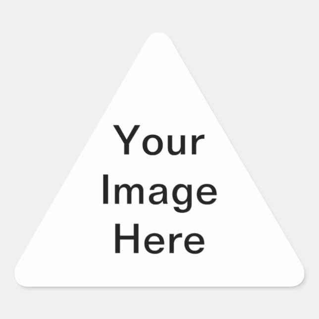 Adesivo Triangular Crie seus próprios presentes personalizados origin (Frente)