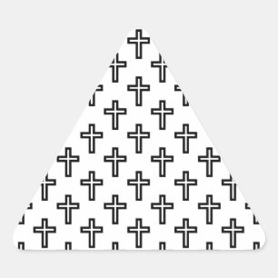 Adesivo Triangular Cruz Cristã