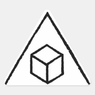 Adesivo Triangular Cubos do delta