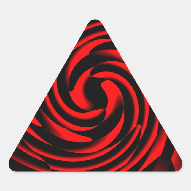 Adesivo Triangular Dança dos elementos do fogo (Frente)