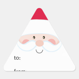 Adesivo Triangular De Para Papai Noel