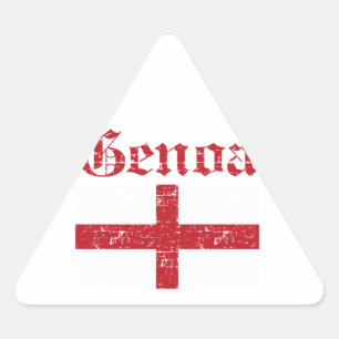 Adesivo Triangular Design da cidade de Genoa