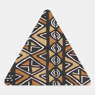 Adesivo Triangular Design tribal africano