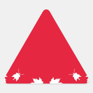 Adesivo Triangular dia do Canadá