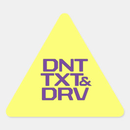 ADESIVO TRIANGULAR DNT TXT & DRV