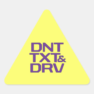ADESIVO TRIANGULAR DNT TXT & DRV