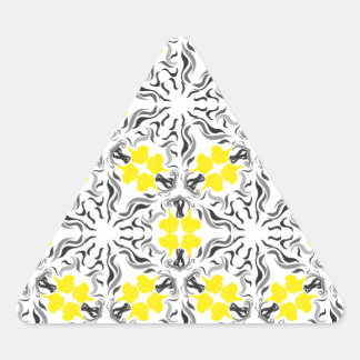 Adesivo Triangular Dogues Alemães Pretos Amarelos