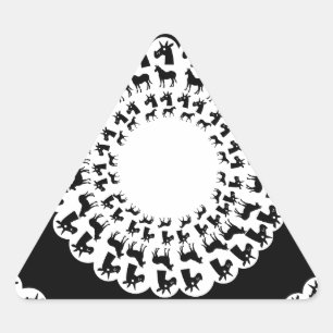 Adesivo Triangular Doily Unicorn