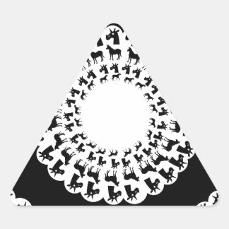 Adesivo Triangular Doily Unicorn