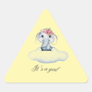 Adesivo Triangular Dreamy Days com Rosie, o Elefante.