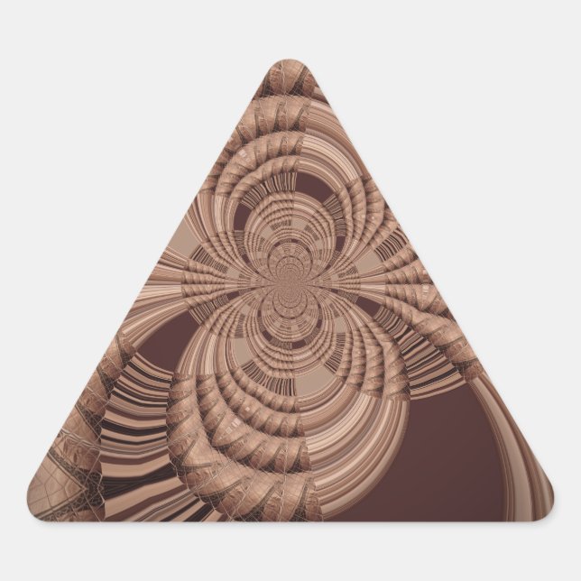 Adesivo Triangular Earthy Hakuna Matata Art Impressão (Frente)