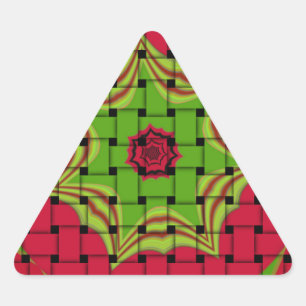 Adesivo Triangular Elegante africano Lovely vetorial impressão