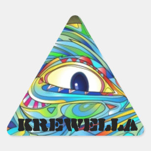 Adesivo Triangular Embalagem adesiva Illuminati