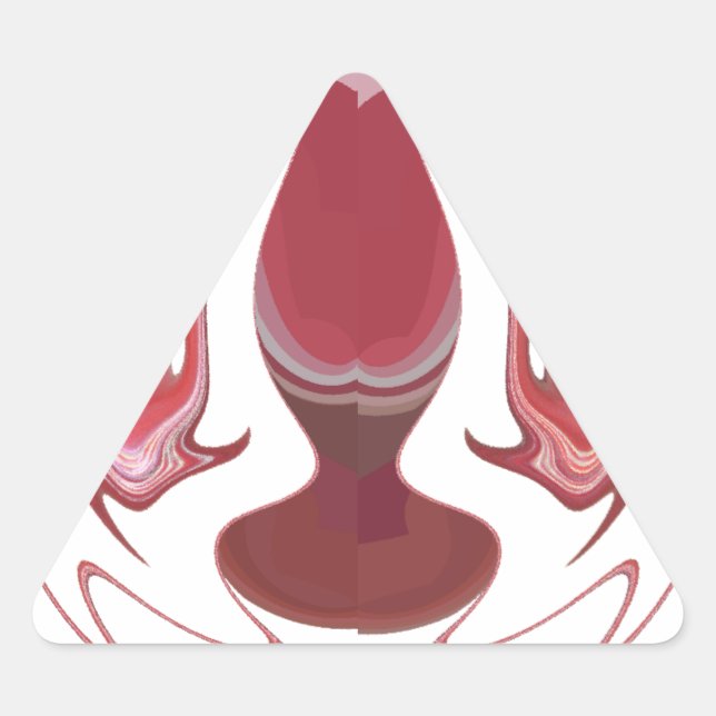 Adesivo Triangular Embres da Terra: Tapeçaria Texturizada da África (Frente)