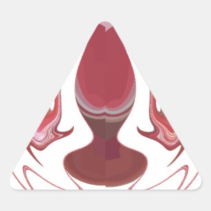 Adesivo Triangular Embres da Terra: Tapeçaria Texturizada da África