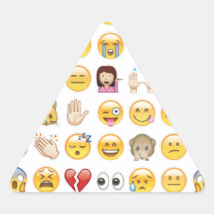 Adesivo Triangular emoji